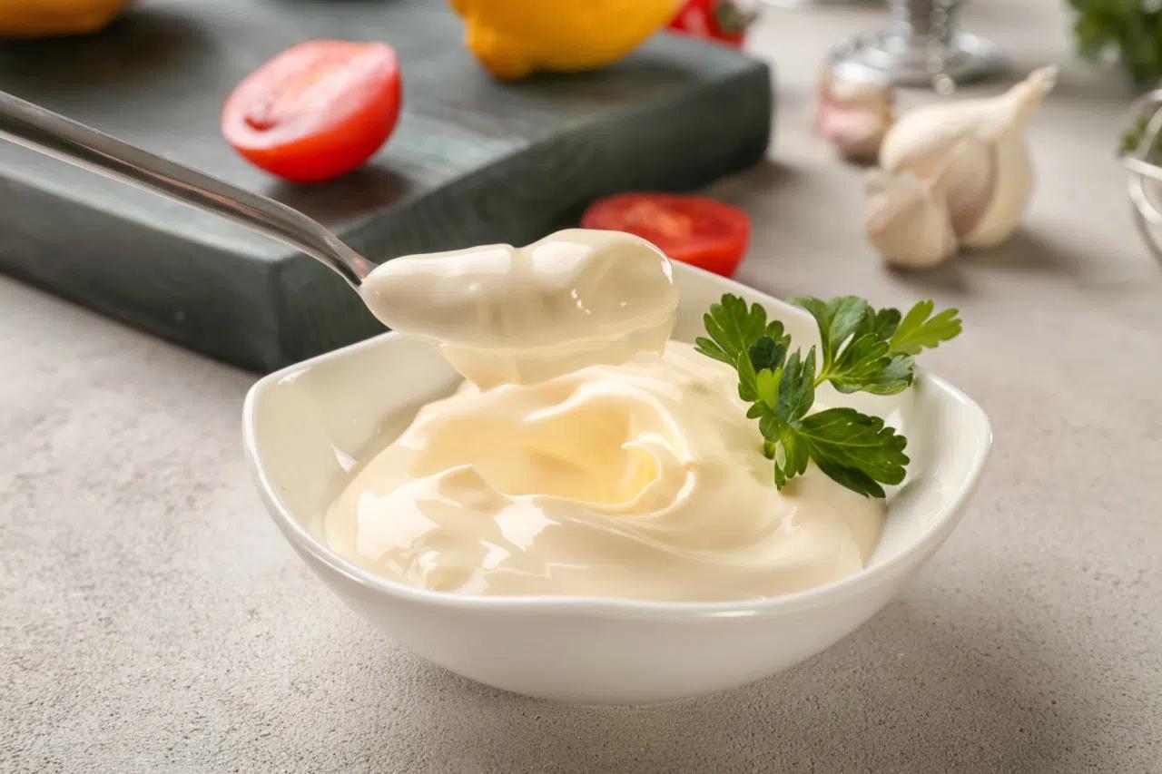 طرز تهیه سس مایونز گیاهی سالم با ارده و نخود
