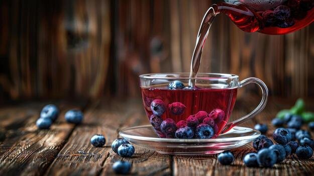 خواص دمنوش نسترن و بلوبری + فواید برای پوست، لاغری و مفاصل