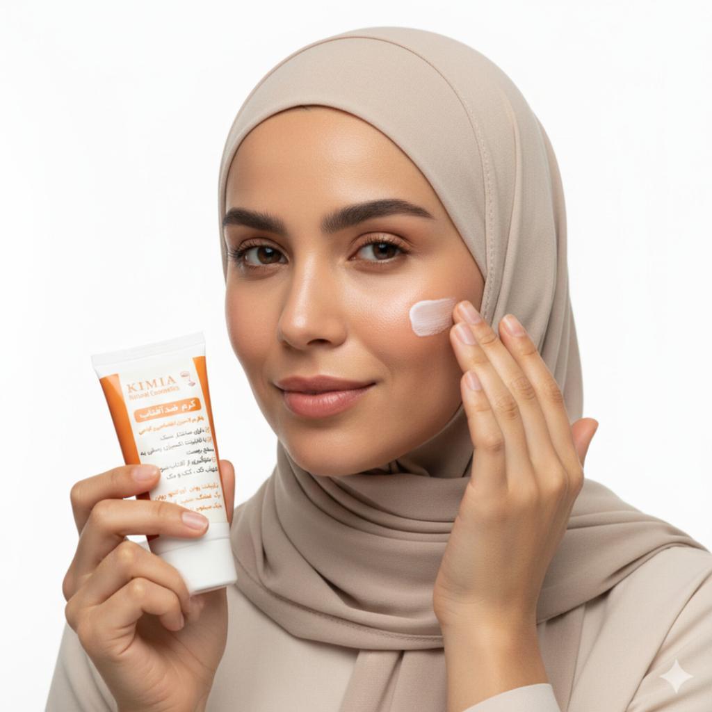 خرید کرم ضد آفتاب طبیعی (SPF 30-50) | گیاهی و ایمن | خانه احسان