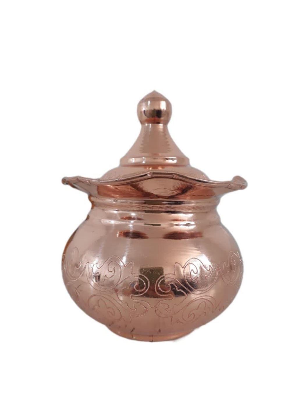قندان لبه چین بزرگ مسی