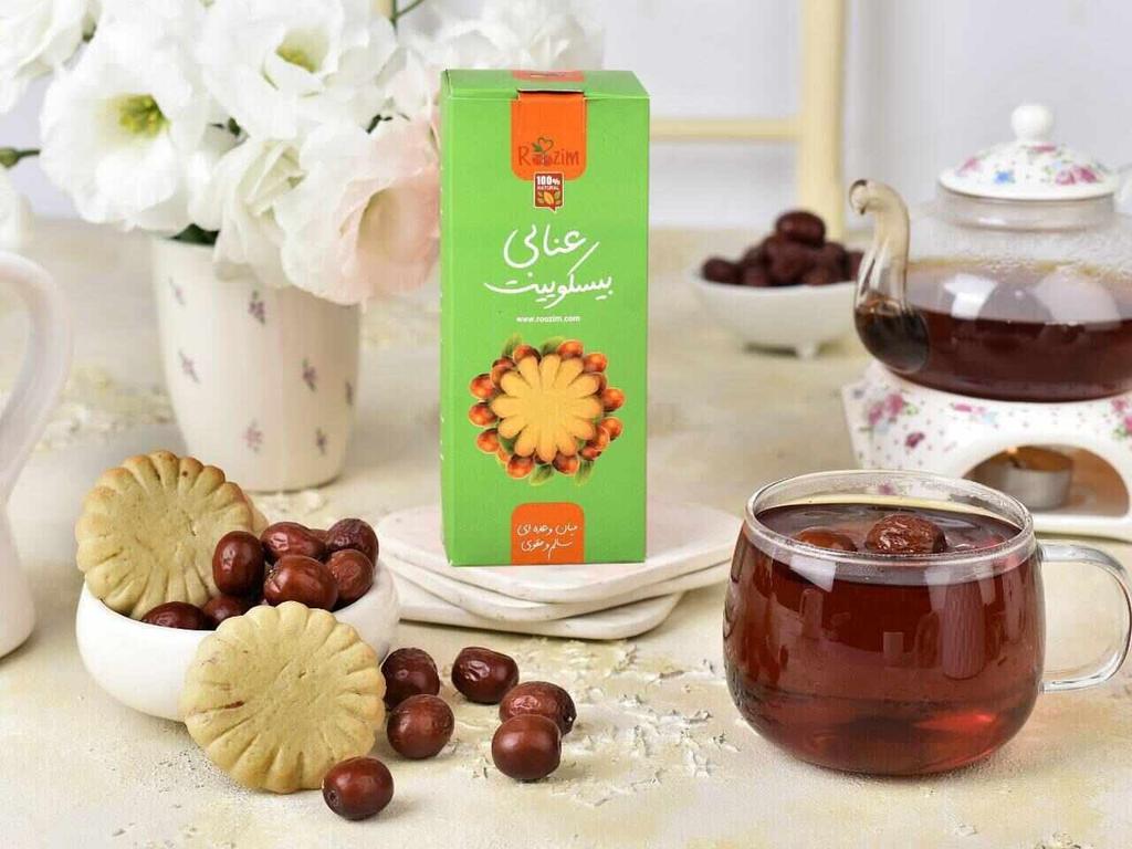 بیسکوئیت عناب طرح جدید - تصویر 2