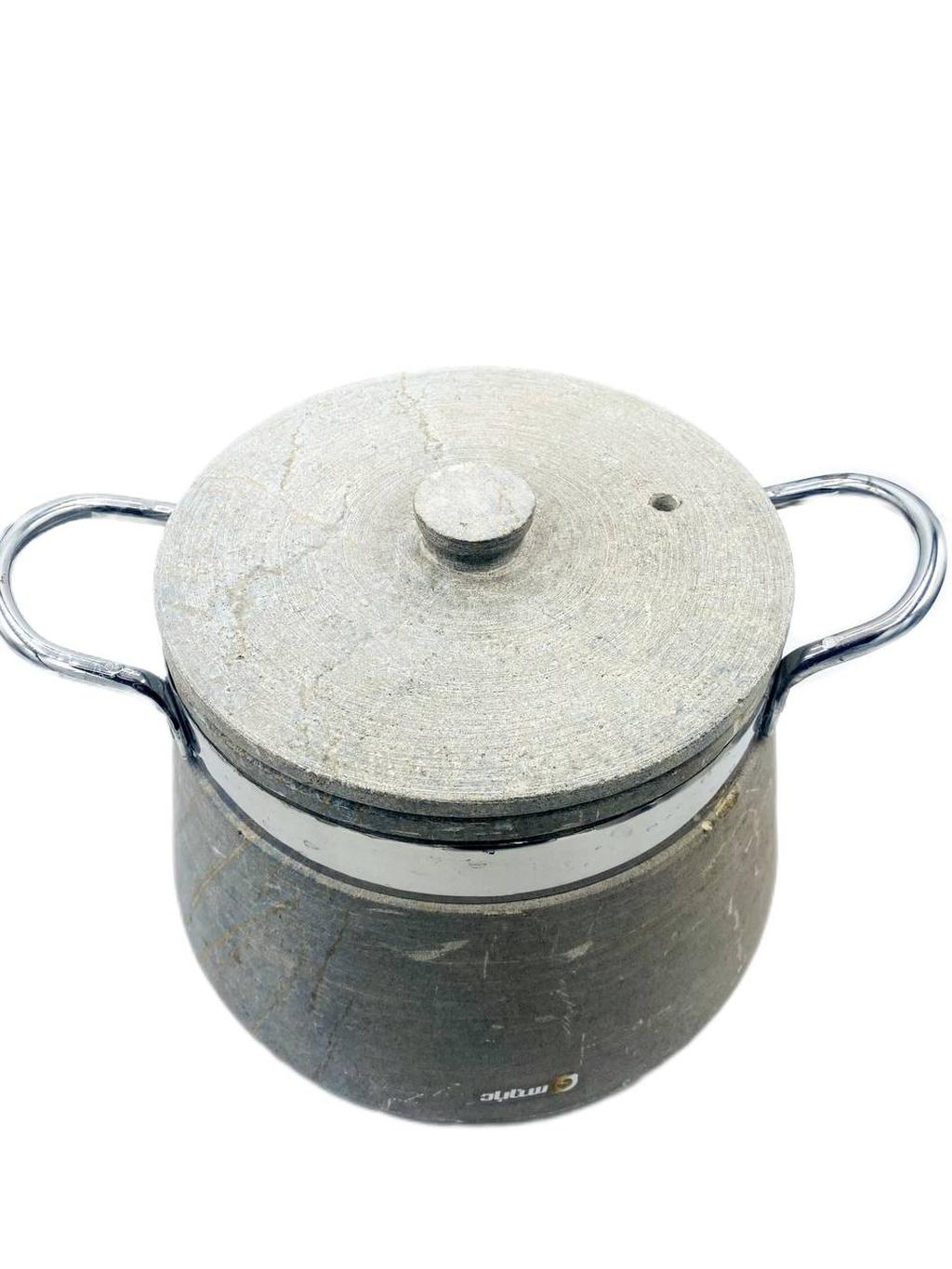 دیزی سنگی مانا 6 نفره سنتی دسته استیل - تصویر 2