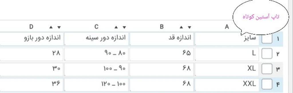 تاپ نخی زنانه آستین کوتاه - تصویر 3