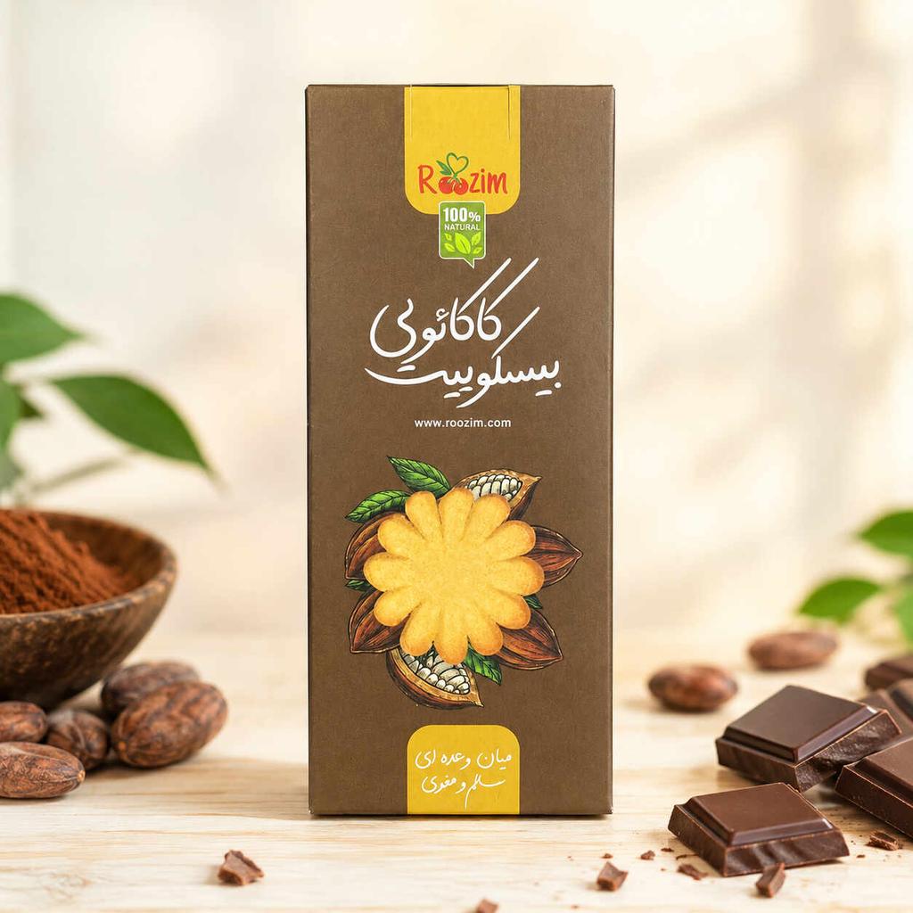 بیسکوییت کاکائویی طرح جدید - تصویر 1