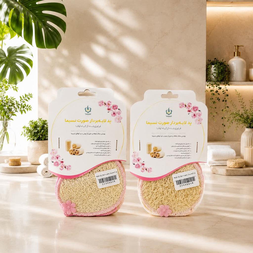 لیف لایه بردار دو طرفه گیاهی لوفا - تصویر 1
