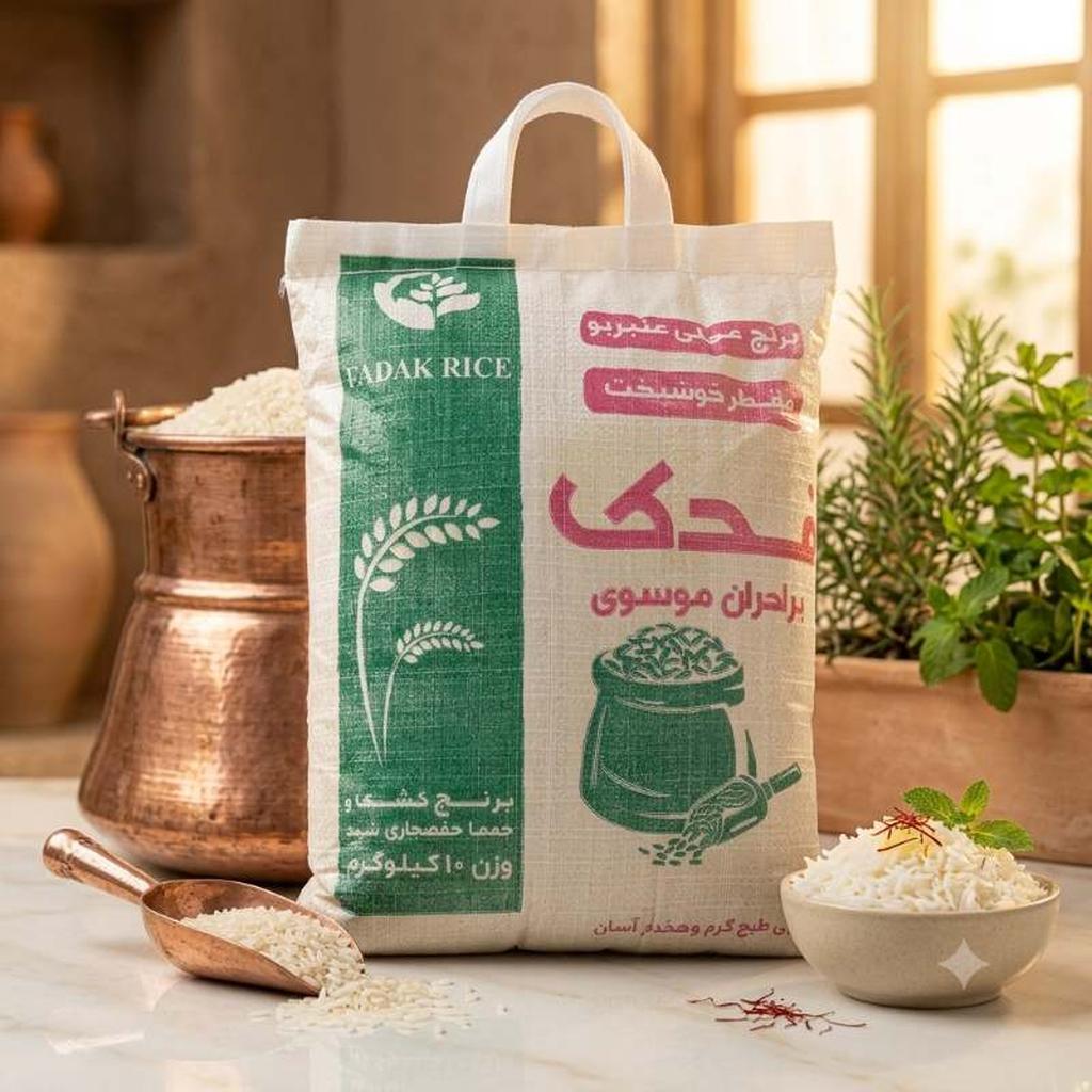 برنج عنبر بو خانه احسان (10 کیلویی) - تصویر 1