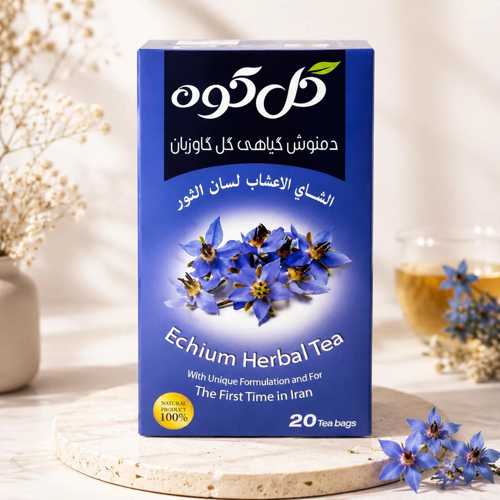 دمنوش کیسه‌ای گل گاوزبان گل کوه ۲۰ عددی - تصویر 2