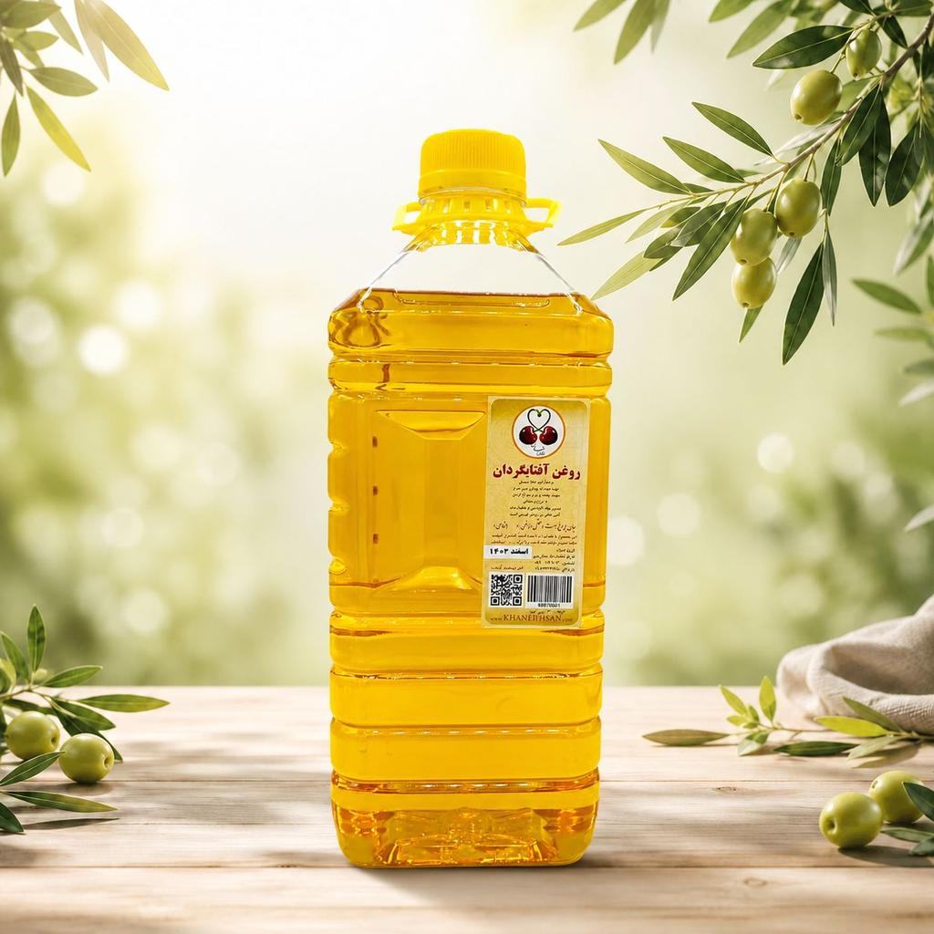 روغن آفتابگردان طبیعی 3 لیتری - تصویر 2