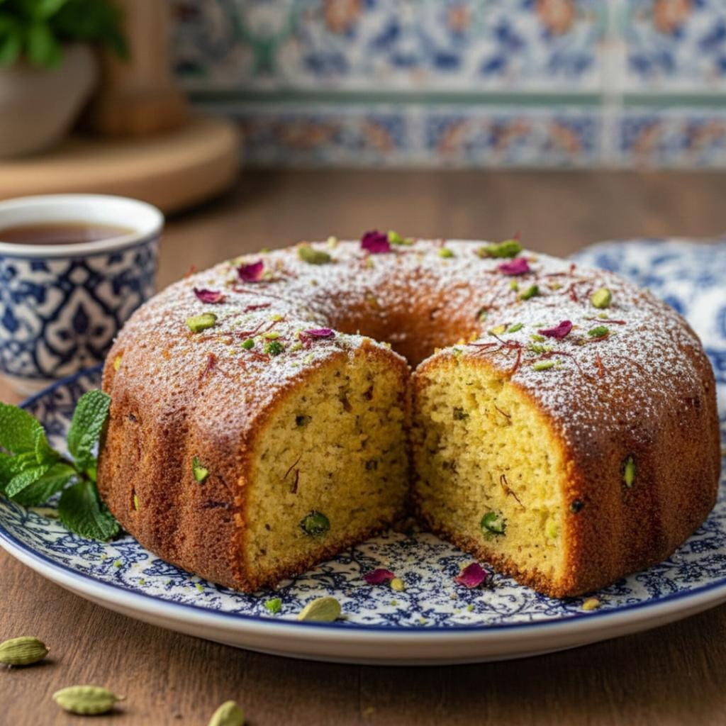 پودر کیک هل و زعفران طیب  - تصویر 2