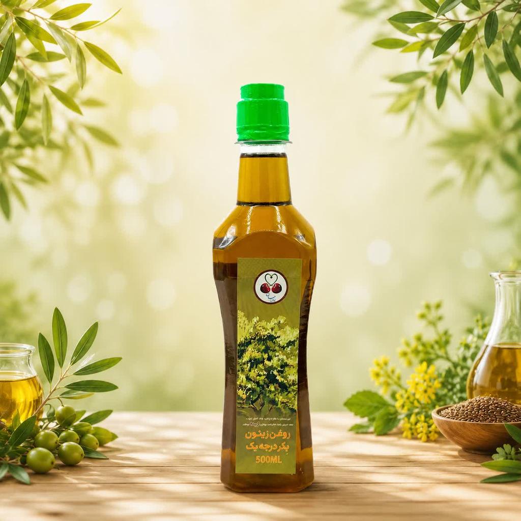 روغن زیتون خانه احسان نیم لیتری - تصویر 1