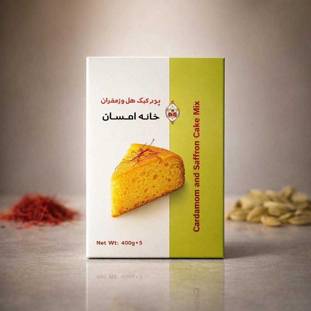پودر کیک هل و زعفران طیب  - تصویر 1