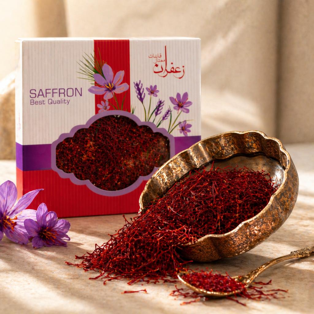 زعفران سرگل ممتاز یک مثقالی - تصویر 1