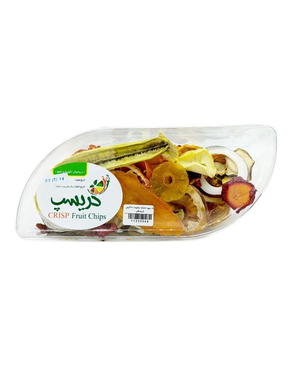 پک میوه خشک مخلوط 300گرمی کریستالی