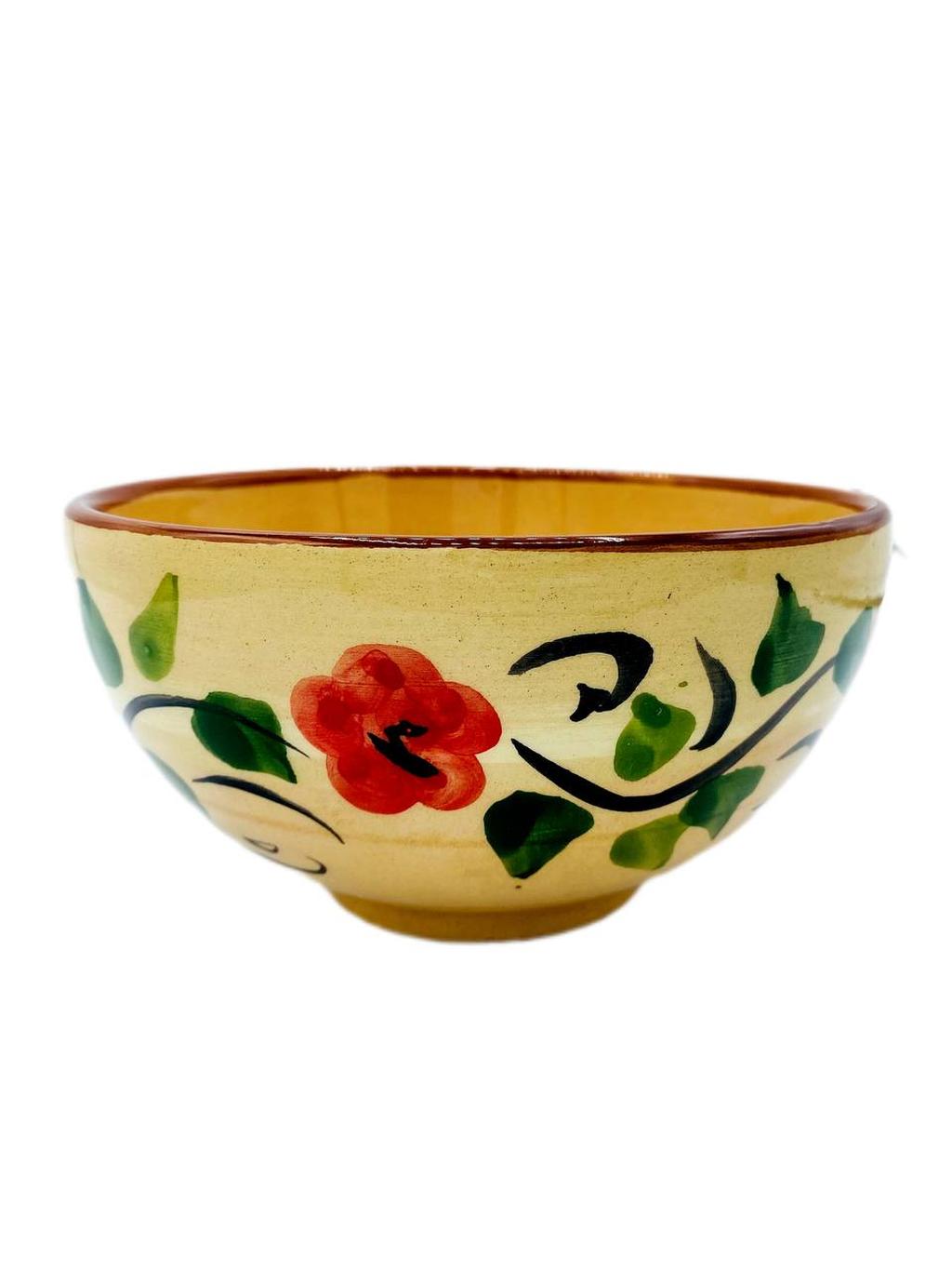 کاسه یک نفره سنتی زیر لعابی
