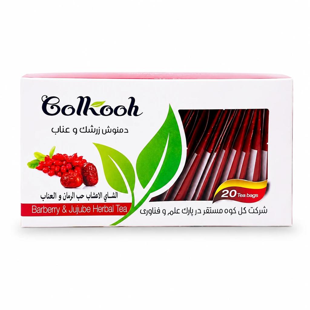 دمنوش کیسه ای زرشک و عناب گل کوه (20عددی) - تصویر 2