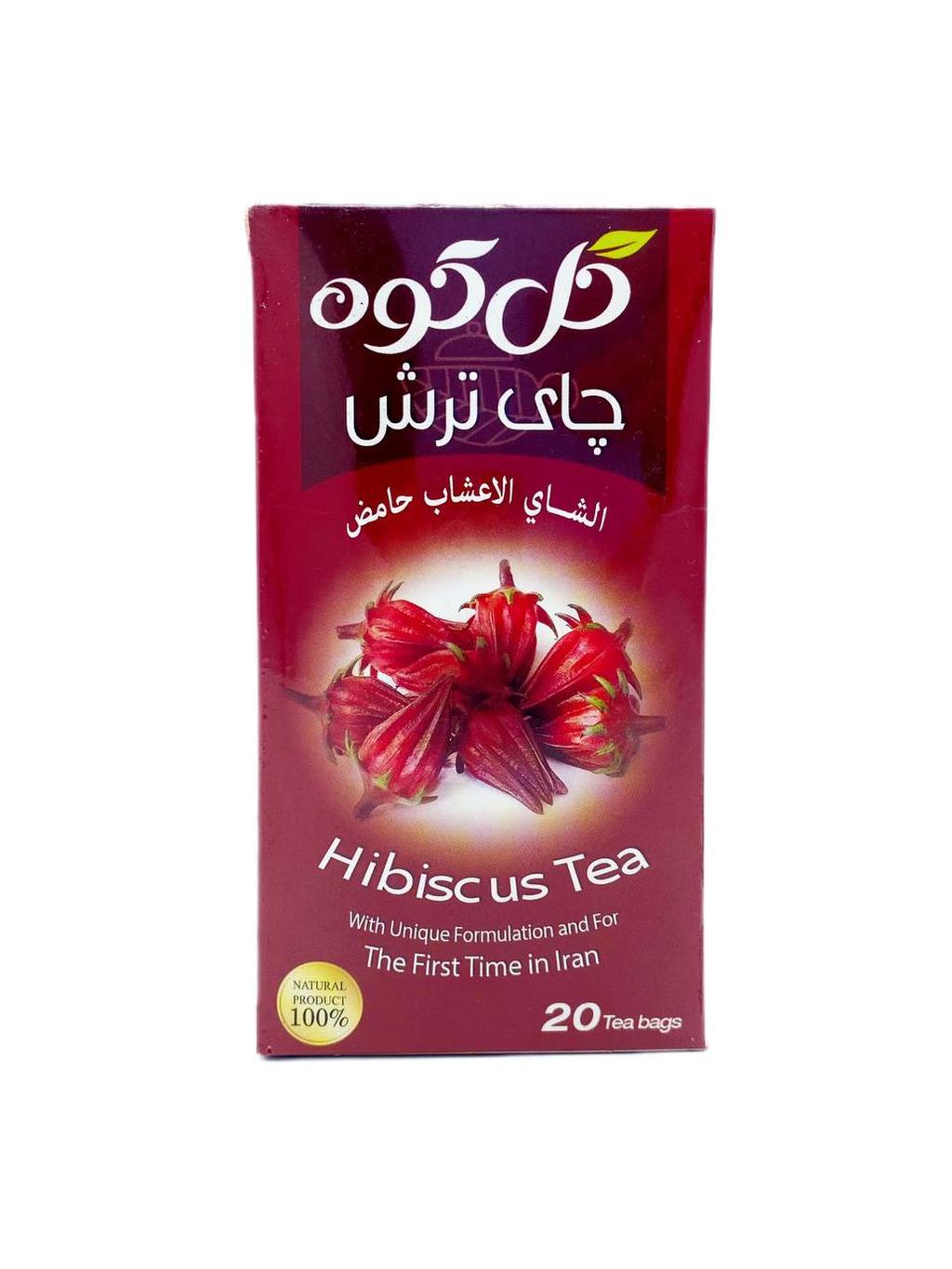 دمنوش کیسه‌ای چای ترش ۲۰ عددی