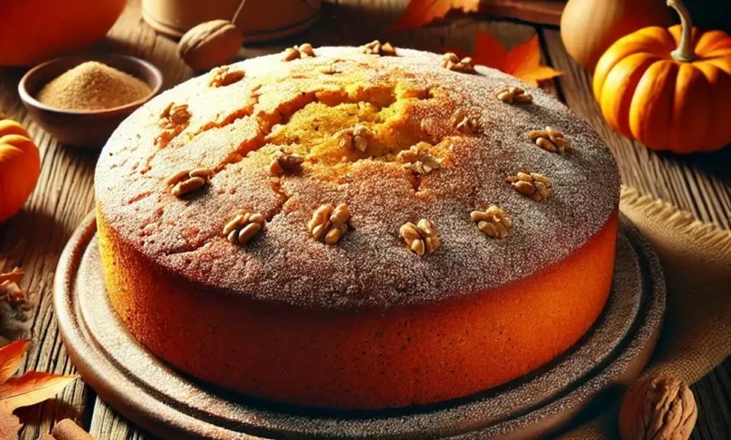 پودر کیک کدو حلوایی و گردو طیب  - تصویر 2