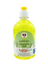 مایع ظرفشویی ضدحساسیت و انتی باکتریال نیم لیتری درب قارچی گلیزور 